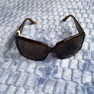 Nicole Miller Henna Brown Tribal Pattern Sunglasses Bain De Soleil